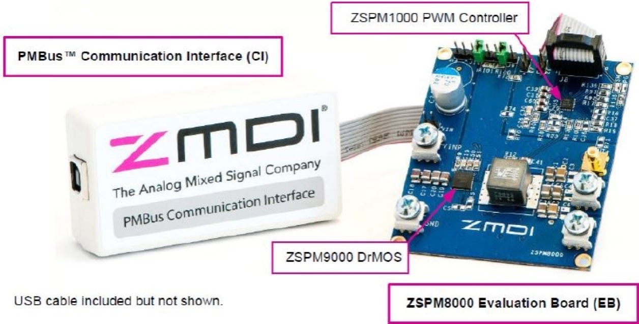 ZSPM8000KIT - ZSPM8000 Evaluation Kit for the ZSPM1000 PWM